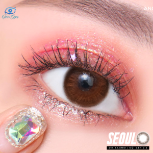 LENS NÂU SEOUL BROWN CHỐNG TIA UV