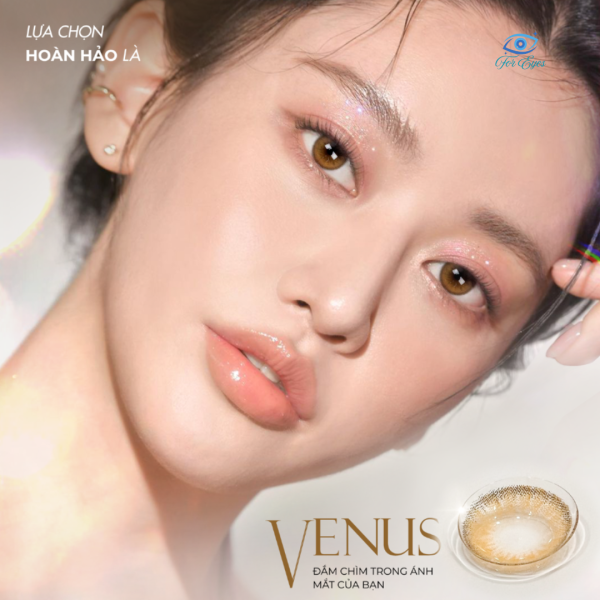 Kính áp tròng Silicone Hydrogel Venus Brown