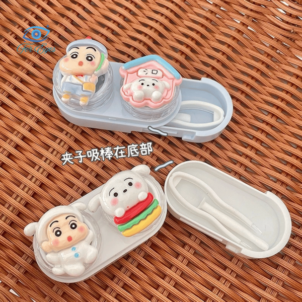 Hộp đựng kính áp tròng hình Shin- HK002