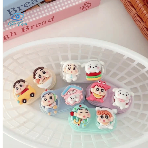 Hộp đựng kính áp tròng hình Shin- HK002